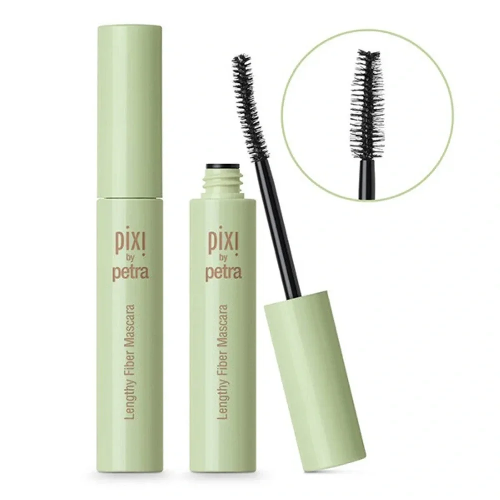 PIXI BY PETRA Lengthy Fiber Mascara - Fiber Black, NEW